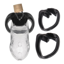 CockLock Cage de Chasteté Rickers 9 x 3cm Transparente